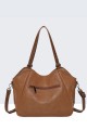 BV-B55041 Peach Skin Flap Shoulder Bag