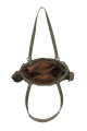 BV-B55043 Suede-effect fringed shoulder bag