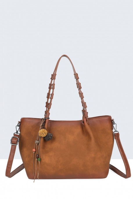 BV-B55050 Sac épaule shopping : couleur:Marron (Brown)