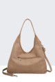 BV-B55036 Sac épaule hobo effet Suèdine