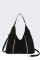 BV-B55036 Suede effect hobo shoulder bag