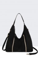 BV-B55036 Suede effect hobo shoulder bag