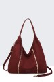 BV-B55036 Sac épaule hobo effet Suèdine