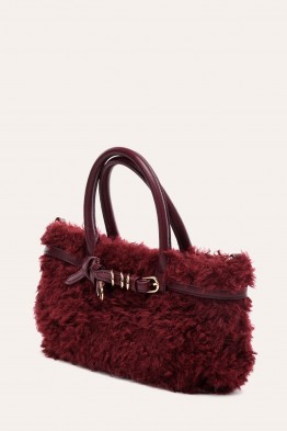 K5370 Sac à main mouton synthétique