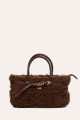 K5370 Faux shearling handbag