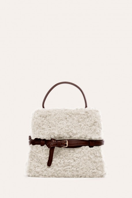 K5371 Sac à main mouton synthétique