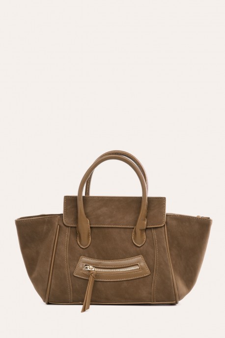 C-6813 Sac à main à ailettes : couleur:Kaki (Khaki)