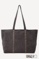 ZE-9026 Sac cabas shopping en cuir nubuck