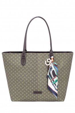 CM8577 David Jones Monogram Shopping Handbag