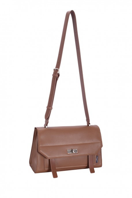 CM8595 David Jones Satchel Shoulder Bag : colour:RED MUD