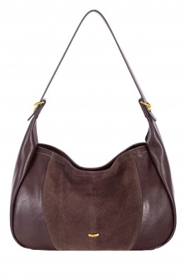 CM8692 Sac épaule hobo effet velour nubuck David Jones