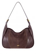 CM8692 Sac épaule hobo effet velour nubuck David Jones
