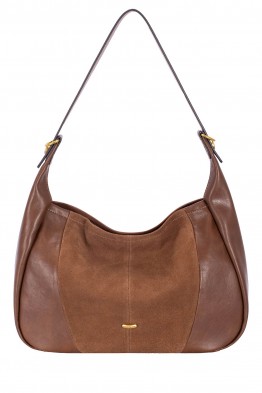 CM8692 Sac épaule hobo effet velour nubuck David Jones