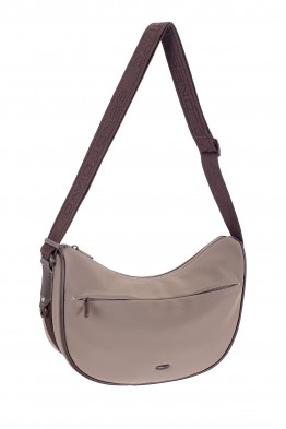 CM8742 Sac bandoulière forme croissant effet peau de pêche David Jones