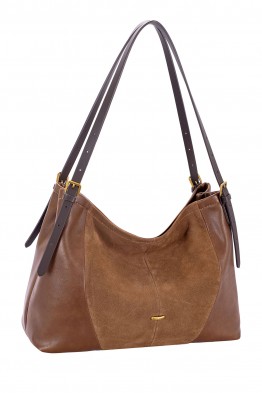 CM8676 David Jones Nubuck Effect Hobo Shoulder Bag