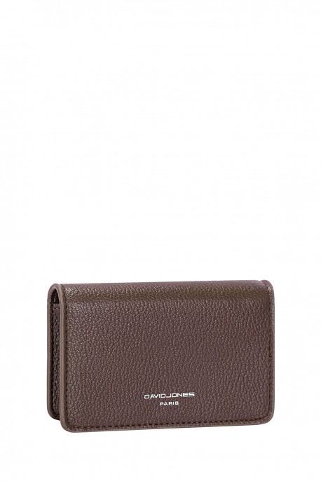 DJ0091 David Jones Coin Purse : colour:SANDALWOOD BROWN