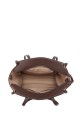 BV-29082 Sac épaule à ailettes Patchwork effet nubuck