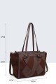 BV-29082 Sac épaule à ailettes Patchwork effet nubuck