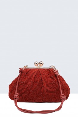 BV-60032 Crossbody bag with lace clasp