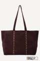 ZE-9026 Sac cabas shopping en cuir nubuck