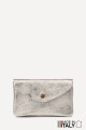 Porte-monnaie Pochette cuir métallisé ZE-8002