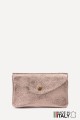 Porte-monnaie Pochette cuir métallisé ZE-8002