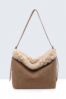 BV-11160 Sac à main style daim mouton