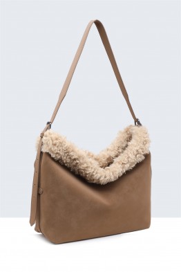 BV-11160 Sac à main style daim mouton