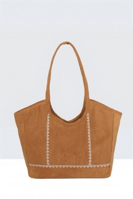 BV-B55037 Sac à main cabas style daim
