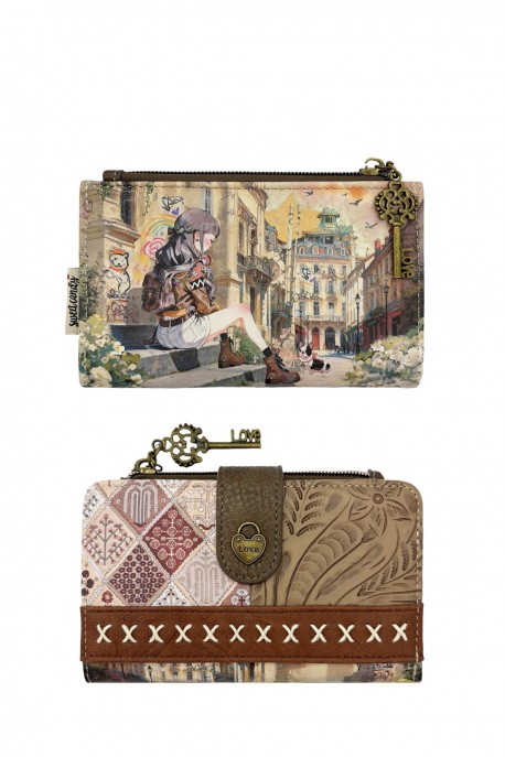 C-299-05-B26 Portefeuille porte-monnaie synthétique Sweet & Candy
