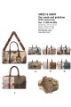 C-359-05-B26 Sac de week-end voyage polochon Sweet & Candy