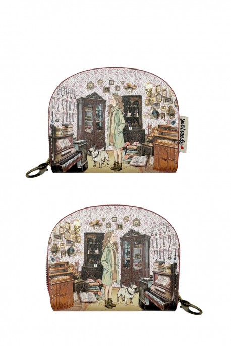 Sweet & Candy C-395-05-B26 purse card holder : Pattern:B26-D-RED