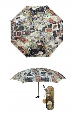 Parapluie pliant manuel en capsule Sweet & Candy C-380-05-B26