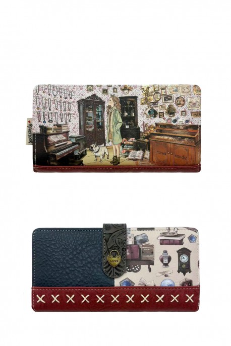 Sweet & Candy C-511-05-B26 synthetic wallet : Pattern:B26-D-RED