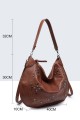 BV-29097 Studded hobo shoulder bag