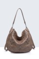 BV-29097 Studded hobo shoulder bag