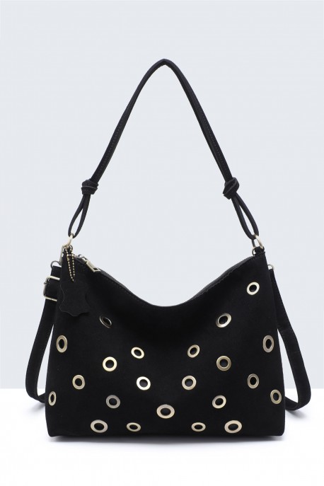 BV-29127 Sac épaule hobo Clouté