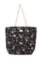 La Matilda - Big Tote Bag Black Flowers M105-134
