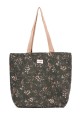 La Matilda - Grand Tote Bag Fleurs Vert M105-132