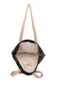 La Matilda - Big Tote Bag Black Flowers M105-134