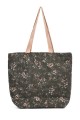 La Matilda - Grand Tote Bag Fleurs Vert M105-132