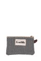 La Matilda - Pochette porte-monnaie en coton Trigo Noir M108-12