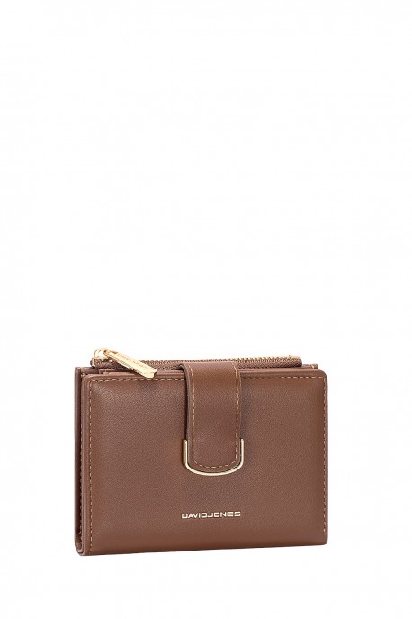 P161-2 David Jones Synthetic Wallet : colour:RED MUD