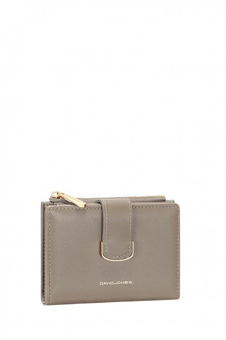 P161-2 David Jones Synthetic Wallet : colour:WARM GREY SAND