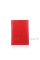 Leather wallet for lady multicolor Fancil FA902 : colour:Red