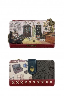 C-301-05-B26 Portefeuille porte-monnaie synthétique Sweet & Candy