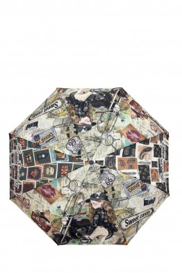 Folding umbrella with cover and strap Sweet & Candy C-342-05-B26