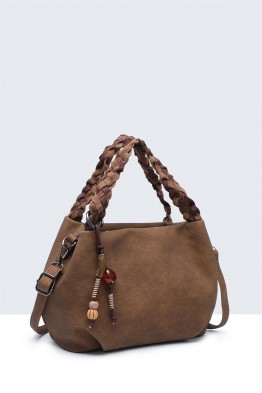 BV-29106 Drawstring handbag with a braided handle