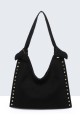 BV-29126 Studded hobo shoulder bag