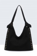 BV-29126 Studded hobo shoulder bag